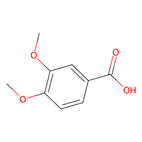 3, 4-Dimethoxybenzoic acid, min 99%, 100 grams