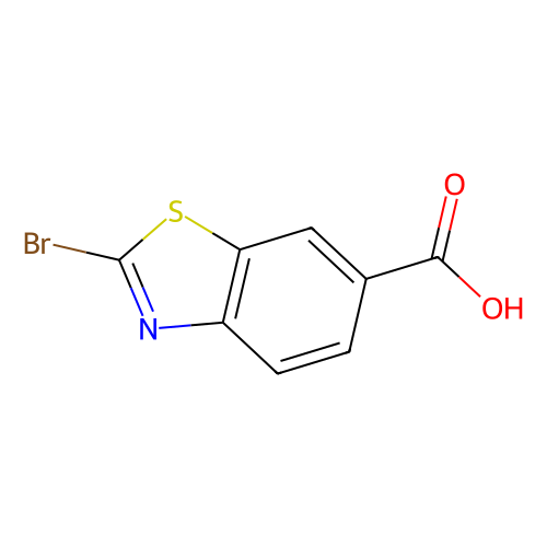 2-Bromo-6-benzothiazolecarboxylic acid, min 95%, 1 gram