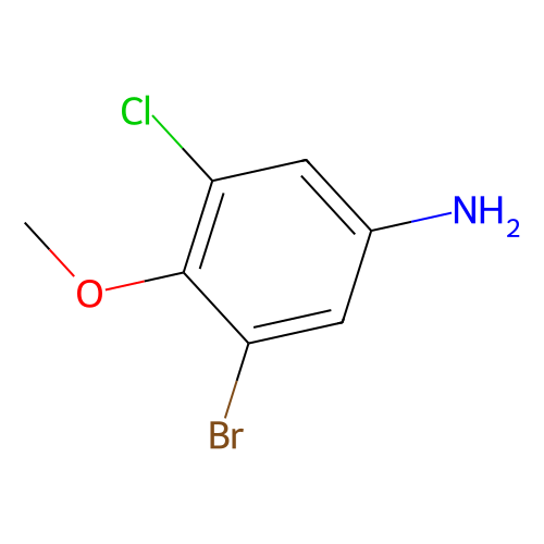 3-Bromo-5-chloro-4-methoxyaniline, min 97%, 1 gram