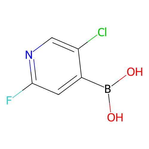 (5-Chloro-2-fluoropyridin-4-yl)boronic acid(contains Anhydride), min 96%, 1 gram
