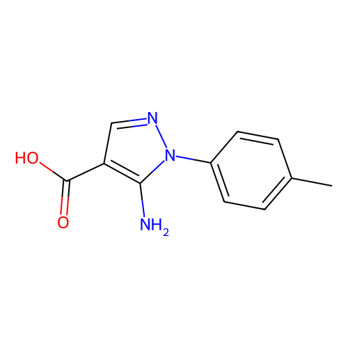 5-Amino-1-(4-methylphenyl)-1H-pyrazole-4-carboxylic acid, min 97%, 1 gram