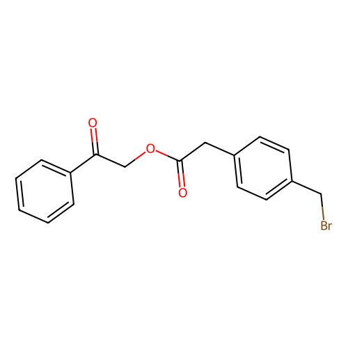 Phenacyl 4-(Bromomethyl)phenylacetate, min 97% (GC), 1 gram