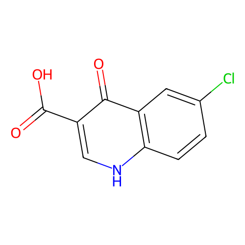 6-Chloro-4-oxo-1, 4-dihydro-quinoline-3-carboxylic acid, min 97%, 100 mg