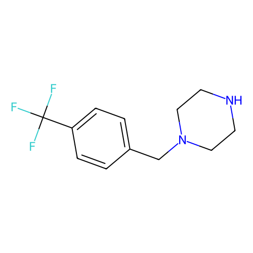 1-(4-Trifluoromethylbenzyl)piperazine, min 97% (GC), 1 gram