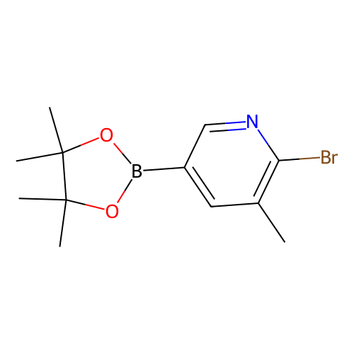 2-Bromo-3-methylpyridine-5-boronic acid, pinacol ester, min 96%, 1 gram