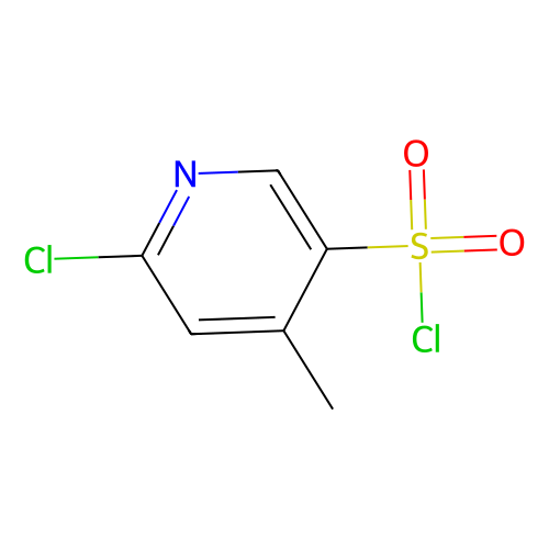 6-Chloro-4-methylpyridine-3-sulfonyl chloride, min 95%, 100 mg