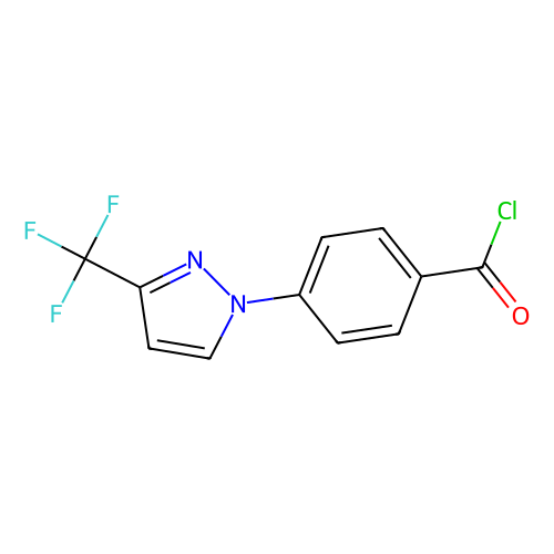 4-[3-(Trifluoromethyl)-1H-Pyrazol-1-Yl]Benzoyl Chloride, min 95%, 10 mg
