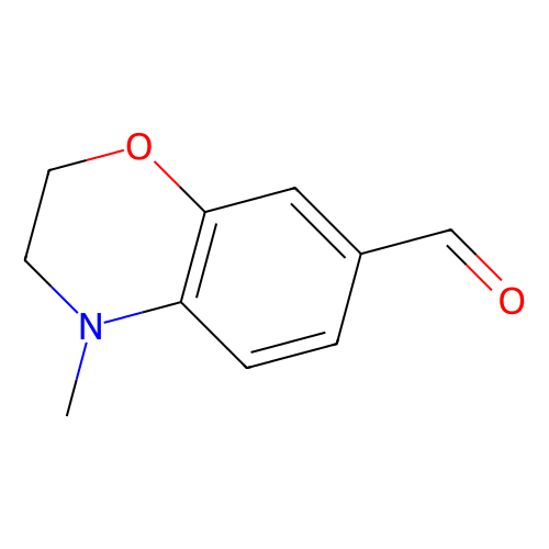 4-Methyl-3, 4-dihydro-2H-benzo[b][1, 4]oxazine-7-carbaldehyde, min 98%, 250 mg