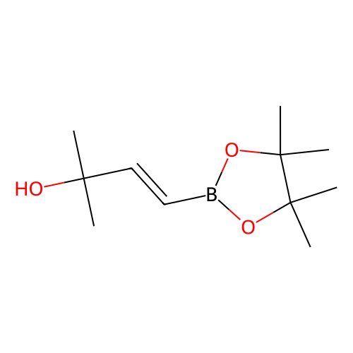 (E)-2-Methyl-4-(4, 4, 5, 5-tetramethyl-1, 3, 2-dioxaborolan-2-yl)but-3-en-2-ol, min 95%, 100 mg