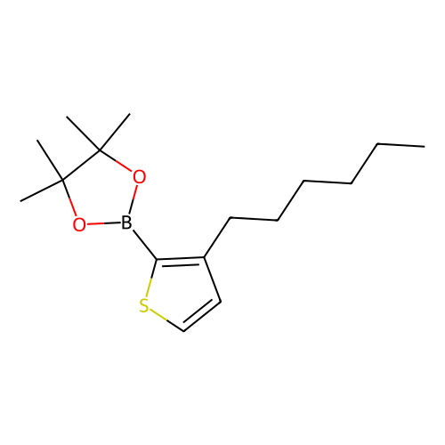 3-Hexyl-2-(4, 4, 5, 5-tetramethyl-1, 3, 2-dioxaborolan-2-yl)thiophene, min 97%, 1 gram