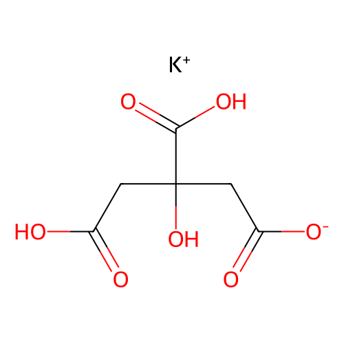 Potassium citrate monobasic, min 98%, 250 grams, Analytical Research Grade