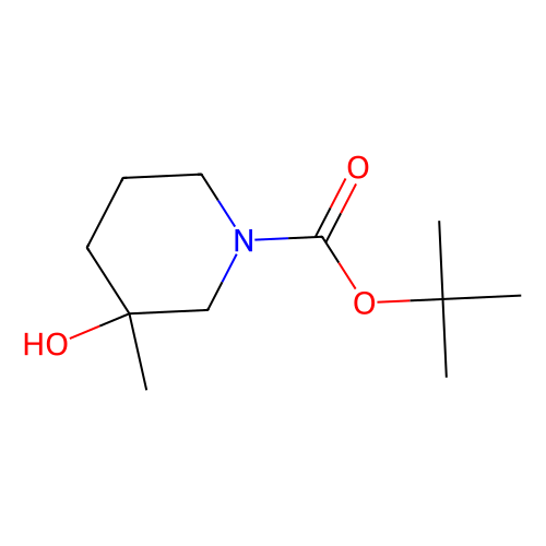 tert-butyl 3-hydroxy-3-methylpiperidine-1-carboxylate, min 97%, 1 gram
