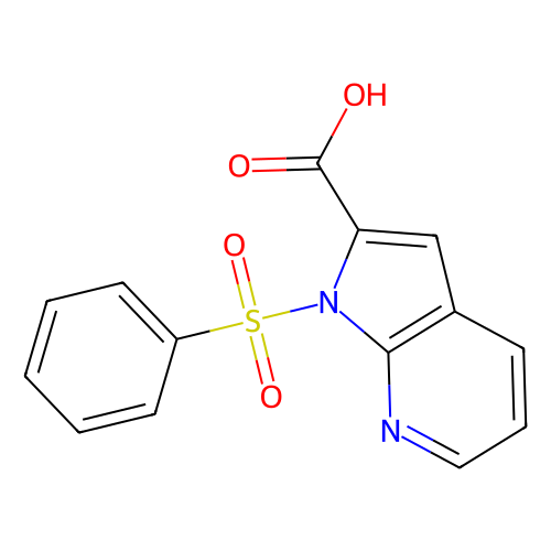 1-(benzenesulfonyl)-1H-pyrrolo[2, 3-b]pyridine-2-carboxylic acid, min 97%, 1 gram