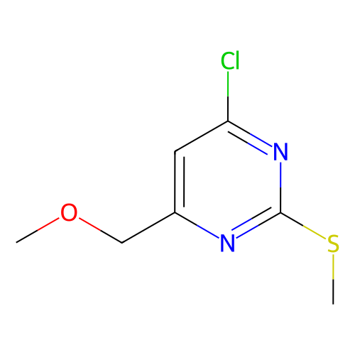 4-Chloro-6-(methoxymethyl)-2-(methylthio)pyrimidine, min 97%, 250 mg