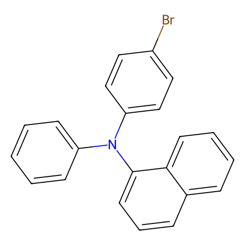 N-(4-Bromophenyl)-N-phenyl-1-naphthylamine, min 98%, 1 gram