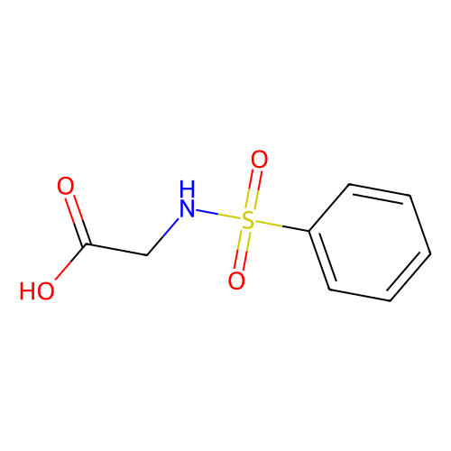 [(Phenylsulfonyl)amino]acetic acid, 1 gram