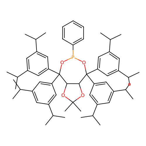 (3aS, 8aS)-(+)-4, 4, 8, 8-Tetrakis(3, 5-di-i-propylphenyl)tetrahydro-2, 2-dimethyl-6-phenyl-1, 3-dioxolo[4, 5-e]dioxaphosphepin, min 95%, 100 mg