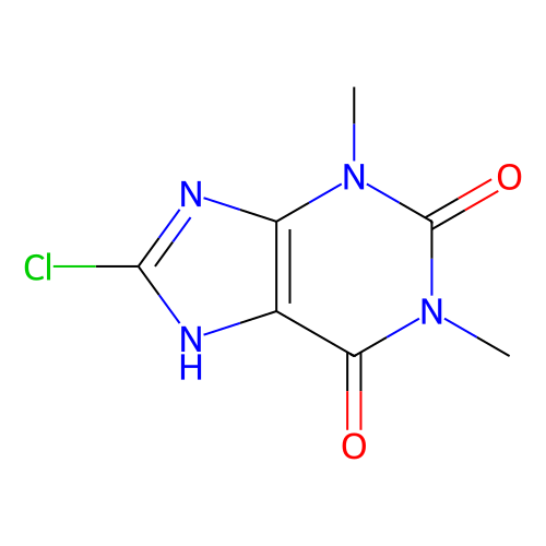 8-Chlorotheophylline, min 98%, 100 grams