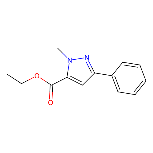 Ethyl 1-methyl-3-phenyl-1H-pyrazole-5-carboxylate, min 95%, 1 gram