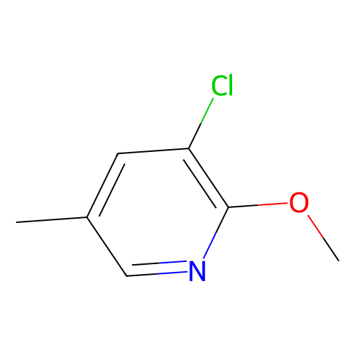 3-Chloro-2-methoxy-5-methylpyridine, min 98%, 100 mg