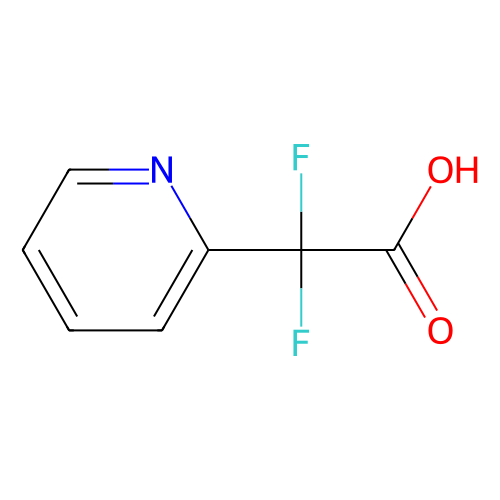 2, 2-difluoro-2-(pyridin-2-yl)acetic acid, min 97%, 100 mg
