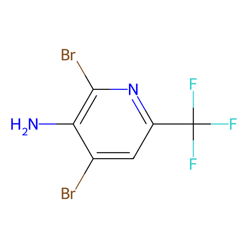 2, 4-Dibromo-6-(trifluoromethyl)pyridin-3-amine, min 98%, 250 mg