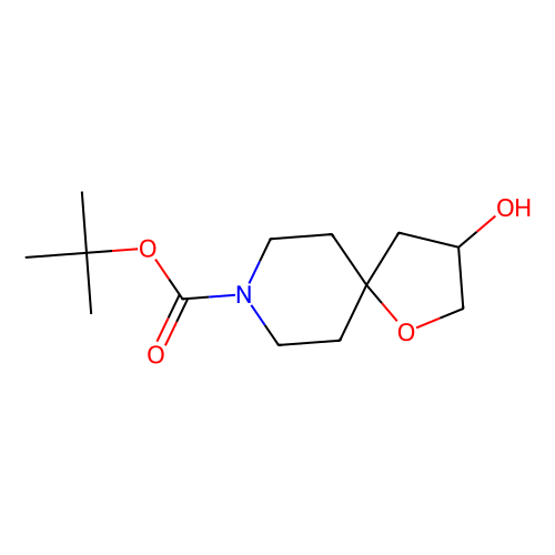 tert-butyl 3-hydroxy-1-oxa-8-azaspiro[4.5]decane-8-carboxylate, min 97%, 1 gram