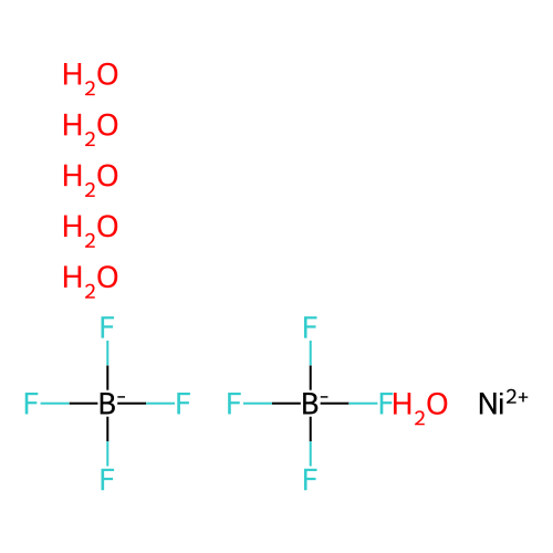Nickel tetrafluoroborate hexahydrate, min 98%, 100 grams