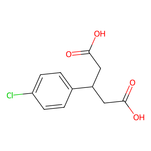 3-(4-Chlorophenyl)glutaric acid, min 98%, 100 grams