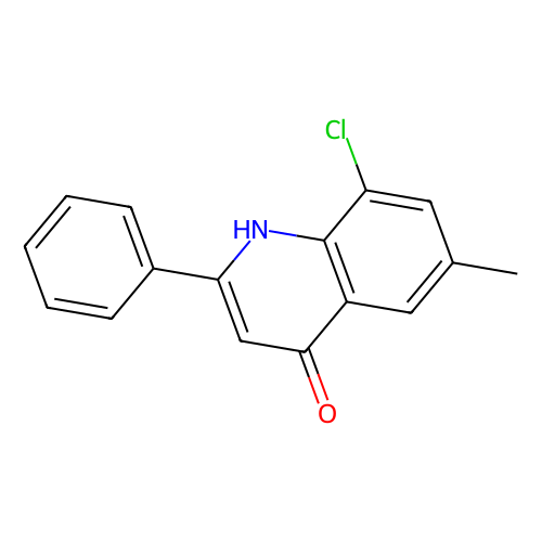 8-Chloro-6-methyl-2-phenyl-4-quinolinol, min 95%, 100 mg