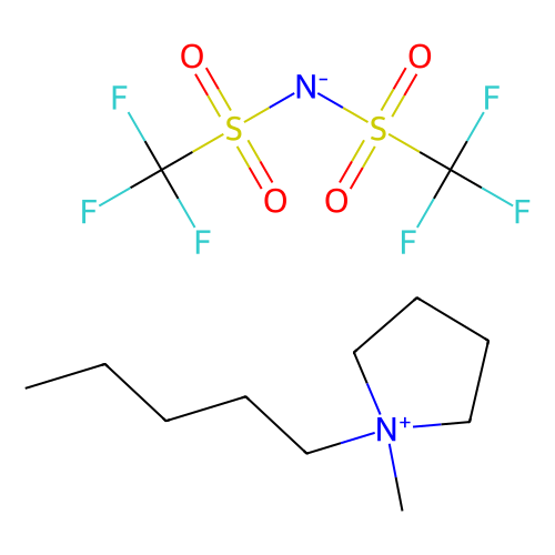 1-Methyl-1-pentylpyrrolidinium Bis(trifluoromethanesulfonyl)imide, min 98%, 1 gram