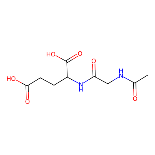 N-Acetylglycyl-D-glutamic acid, 10 mg