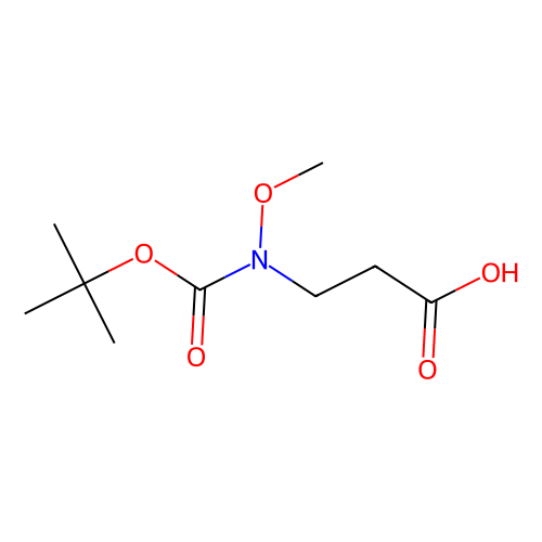 3-((tert-Butoxycarbonyl)(methoxy)amino)propanoic acid, min 95%, 1 gram