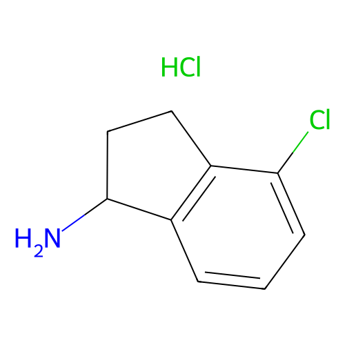 4-Chloro-2, 3-dihydro-1H-inden-1-amine hydrochloride, min 97%, 100 mg