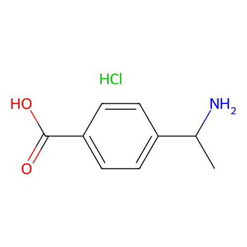 (R)-4-(1-Amino-ethyl)-benzoic acid hydrochloride, 100 mg