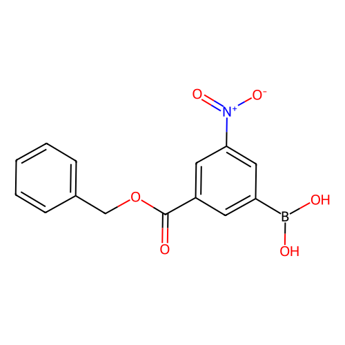 3-Benzyloxycarbonyl-5-nitrophenylboronic acid, min 96%, 1 gram