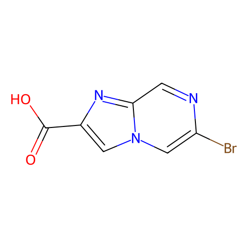 6-Bromoimidazo[1, 2-a]pyrazine-2-carboxylic acid, min 95%, 1 gram