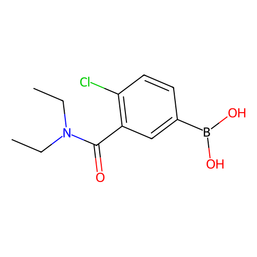 4-Chloro-3-(N, N-diethylcarbamoyl)phenylboronic acid, min 98%, 1 gram