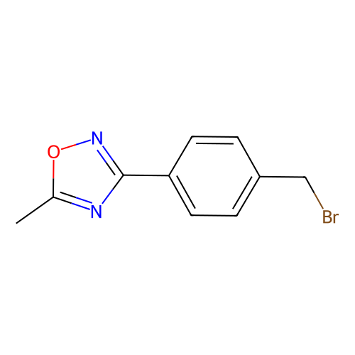 3-(4-(Bromomethyl)phenyl)-5-methyl-1, 2, 4-oxadiazole, min 95%, 250 mg