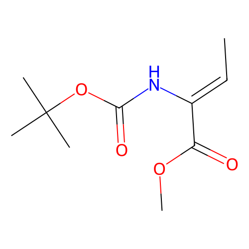(Z)-Methyl 2-(tert-butoxycarbonylamino)but-2-enoate, min 97%, 1 gram