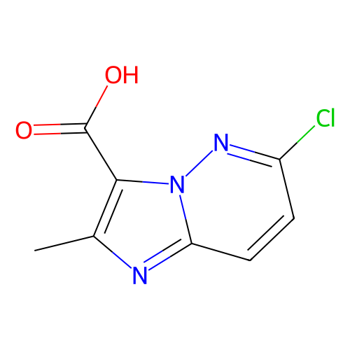 6-Chloro-2-methylimidazo[1, 2-b]pyridazine-3-carboxylic acid, min 95%, 1 gram