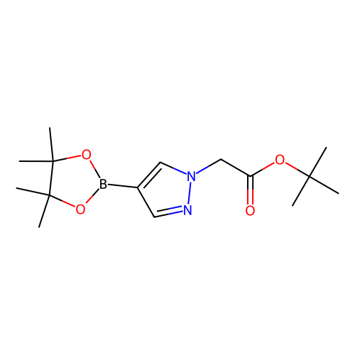 tert-Butyl 2-(4-(4, 4, 5, 5-tetramethyl-1, 3, 2-dioxaborolan-2-yl)-1H-pyrazol-1-yl)acetate, min 97%, 100 mg