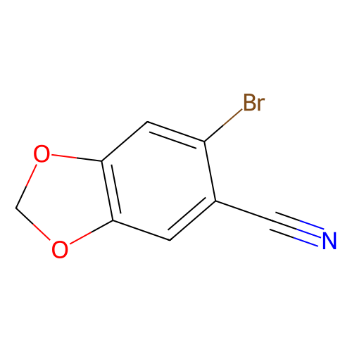 6-Bromo-1, 3-benzodioxole-5-carbonitrile, min 97%, 1 gram
