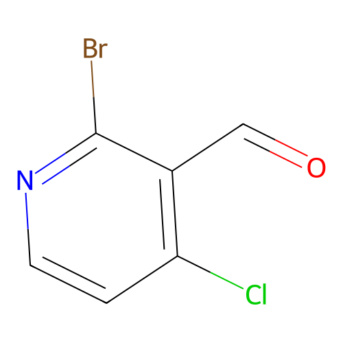 2-Bromo-4-chloropyridine-3-carboxaldehyde, min 97%, 1 gram