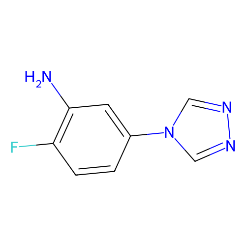2-Fluoro-5-(4H-1, 2, 4-triazol-4-yl)aniline, 1 gram