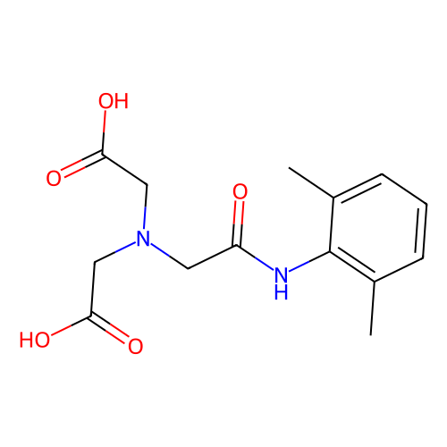 N-(2, 6-Dimethylphenylcarbamoylmethyl)iminodiacetic Acid, min 96%, 1 gram