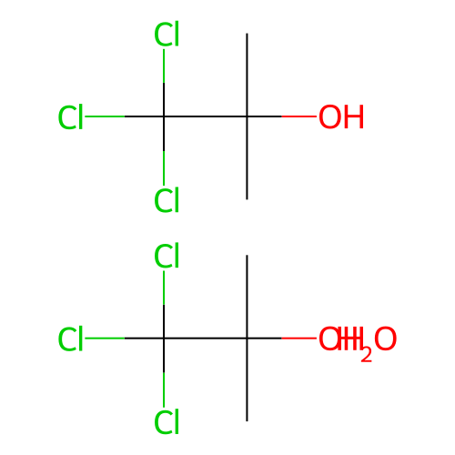 1, 1, 1-Trichloro-2-methyl-2-propanol hemihydrate, min 98%, 100 grams