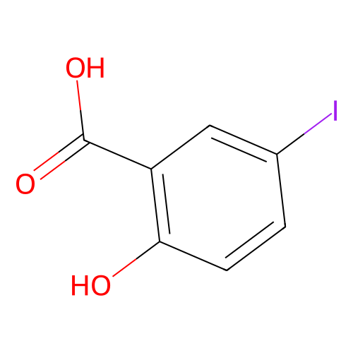 5-Iodosalicylic Acid, min 98%, 100 grams
