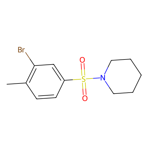 1-(3-Bromo-4-methylphenylsulfonyl)piperidine, min 98%, 25 grams