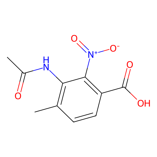 3-Acetamido-4-methyl-2-nitrobenzoic acid, min 96%, 1 gram
